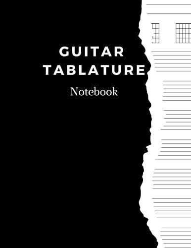 Blank Guitar Tab Notebook: Guitar Tablature Manuscript | 100 Pages