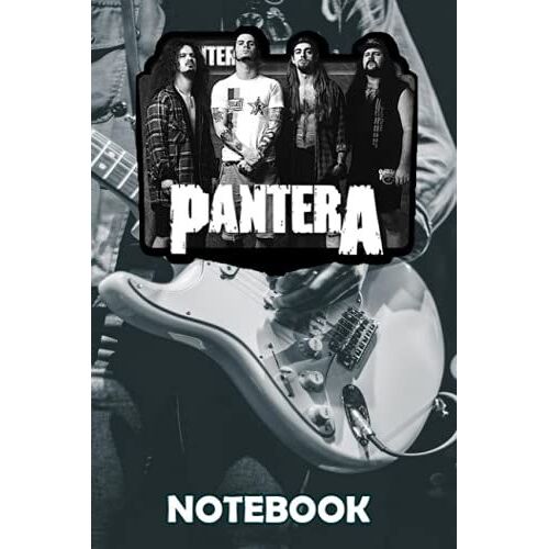 Pantera Music Band Notebook : For Professionals And Students, Teachers And Writers Christmas , Thankgiving #13