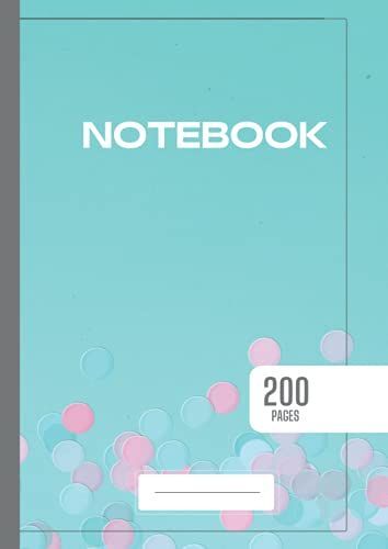 Mint Green A4 Notebook For School