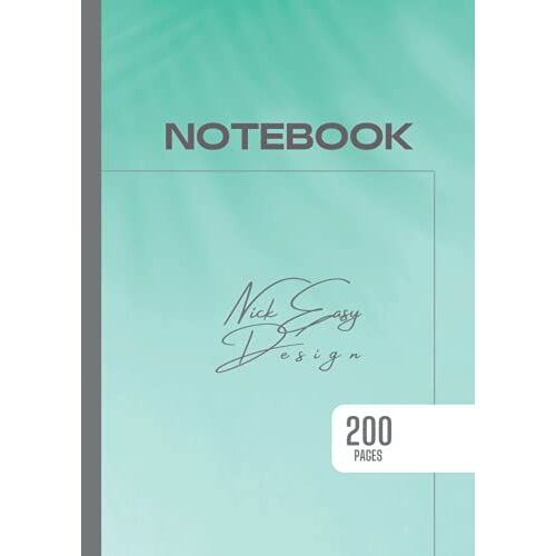 Mint Green A4 Notebook For Work