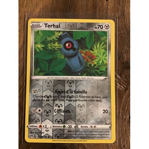 Terhal Reverse 116/185 Série Épée Et Bouclier Voltage Éclatant