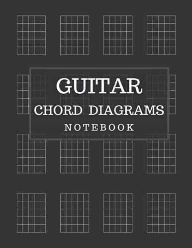 Guitar Chord Diagrams Notebook: Standard Blank Chord Box Guitar Book (Vol.3) | 16 Chord Boxes Per Page Five Frets Per Box | For Songwriting, ... (100pages) (Music Manuscript Paper Notebook)