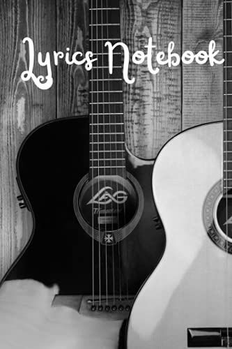 Lyrics Notebook: Lined Paper Manuscript Journal For Notes, Lyrics And Music. Ideal For Musicians, Students. Songwriting Book For Rock, Metal, Rap, Hip ... Through Notes, Music And Save Your Ideas.