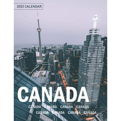 Canada 2022 Calendar: Mini Calendar 2022 With Large Grid For Note - To Do List, Gorgeous 8.5x11'' Small Calendar, Non-Glossy Paper