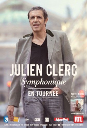 Julien Clerc - Symphonique - Affiche / Poster Envoi En Tube