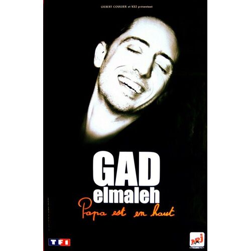 Gad Elmaleh - Papa Est En Haut - Affiche / Poster Envoi En Tube