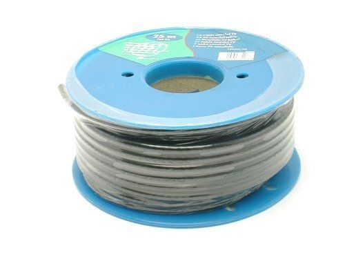 METRONIC - 438226 - CÂBLE COAXIAL NOIR EN BOBINE - ROULEAU DE 25M BLINDE