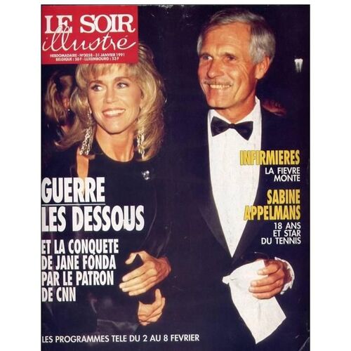 1991 Jane Fonda/Anny Duperey (2p)/Annie Cordy/Basinger/Foly/Montand Le Soir Illustré 3058