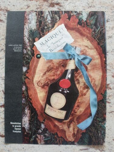 Publicité Ancienne (Décembre 1959) Pour La Liqueur " Benedictine "