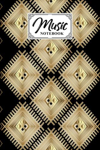 Music Notebook: Music Writing Notebook | Blank Sheet Music Notebook | Rhombus Cover Design | 120 Pages, Size 6" X 9" By Natalja Westphal