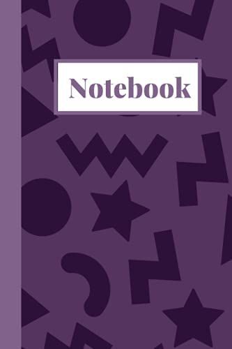 Notebook: Cute And Funky Purple Lined Journal Notebook