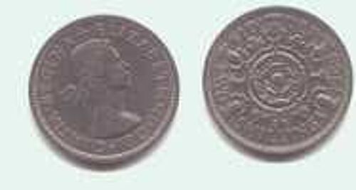 Grande Bretagne = Pièce De Two Shillings De 1966