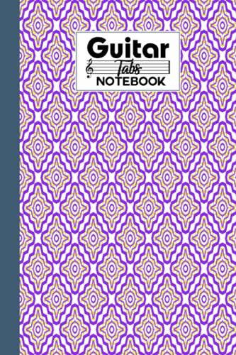 Guitar Tab Notebook: Guitar Tabs Notebook Zigzags Cover, Amazing Learn Guitar Tabs Notebook For Adults Of All Ages | 120 Pages - Size 6" X 9" By Sandy Rau