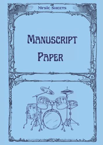 Manuscript Paper: 64 Blank Music Sheets