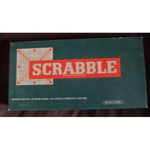 Scrabble Version Anglaise - Réglette En Bois