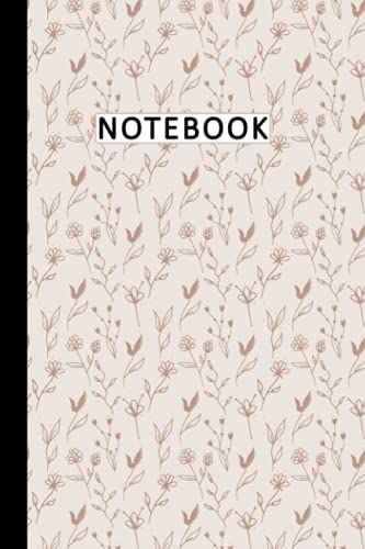 Notebook: Leopard Print College Ruled Vintage Paper Notebook - Wide Ruled 100 Pages - Large 6 X 9