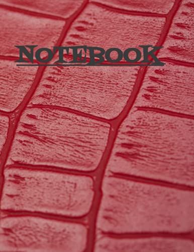 Reptilian Wide Ruled Notebook: 100 Page, Wide Rules Notebook With Reptilian Style Cover