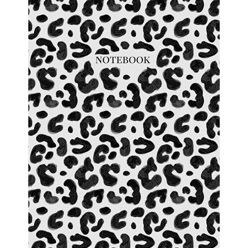 Notebook: Animal Leopard Print Lined Journal For Women, Men And Kids Composition Notebook - College Ruled 120 Pages - Large 8.5 X 11