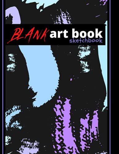 Blank Art Book Sketchbook: Best 101 All Blank Framed White Pages. Perfect For Drawing, Sketching, Doodling, Painting And Tattoo Design.