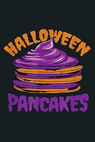 Halloween Pancakes Witch Hat Purple Funny: Notebook, Notebook Journal Beautiful , Simple, Impressive,Size 6x9 Inches, 114 Paperback Pages