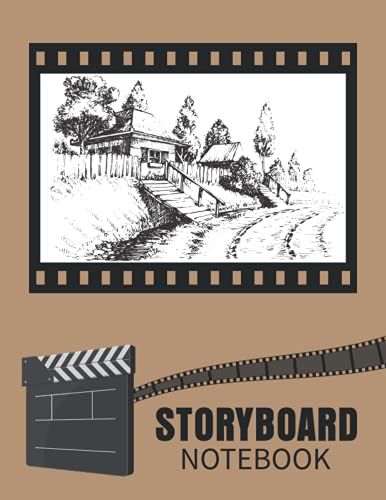 Storyboard Notebook: Storyboard Template Panel Pages For Storytelling & Layouts With Story Board Frames For Filmmakers