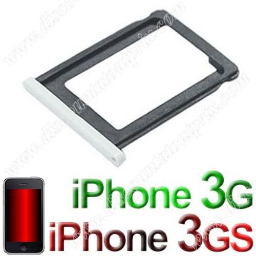 Tiroir Blanc De La Carte Sim Pour Iphone 3g 3gs