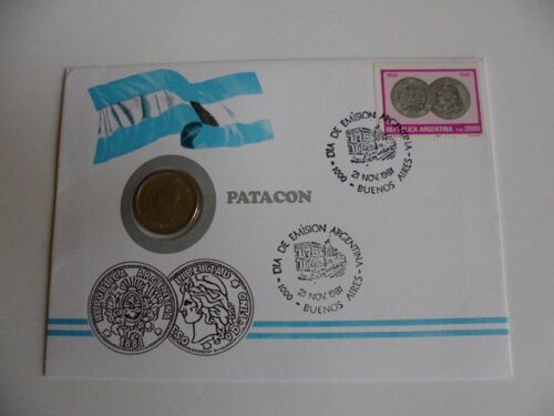 Argentine ; Enveloppe 1er Jour 1981 + Piece 1 Peso 1960