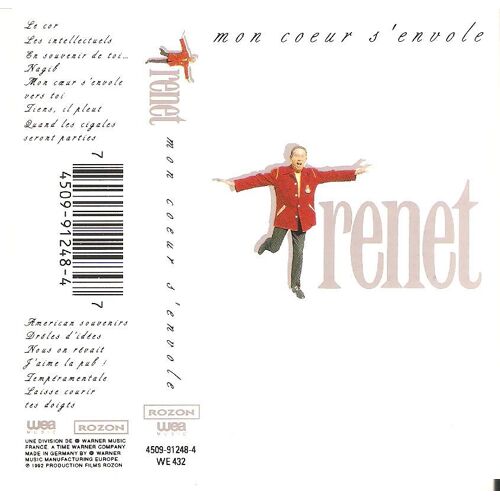 Charles Trenet  ,Mon Coeur S'envole,Cassette Audio