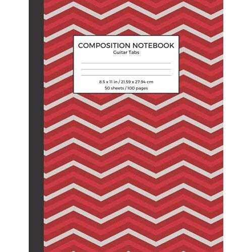 Composition Notebook Guitar Tabs: Fathers Day Cover Themed, Simple Blank Guitar Music Composing Book