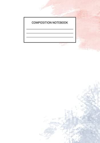 Composition Notebook: Wide Ruled Paper Notebook. Wide Blank Lined Workbook For Students.