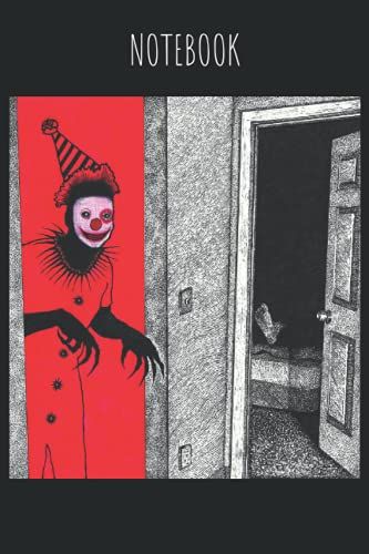 Notebook: Scary Clown Composition Book | College Ruled Notebook | Lined Journal | 120 Pages | 6 X 9" | School Subject Book Notes
