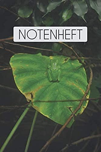Notenheft: Notenheft, Motiv: Frosch
