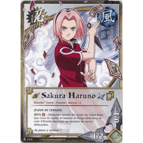 Sakura Haruno, Ninja N° 1413, Carte Naruto Shippuden Vf