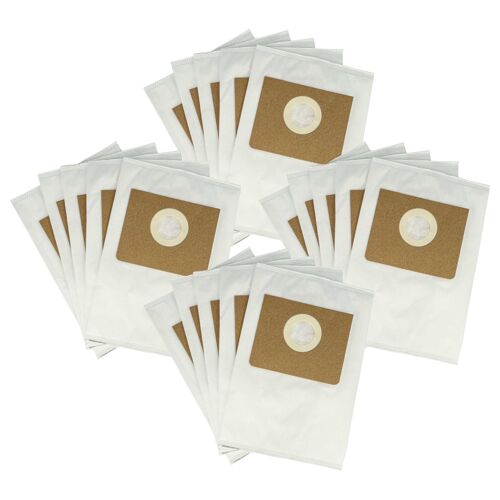 vhbw 20x Sacs remplacement pour Kärcher 6.907-469.0 pour aspirateur - microfibre non tissée, Typ M, 30cm x 21cm blanc