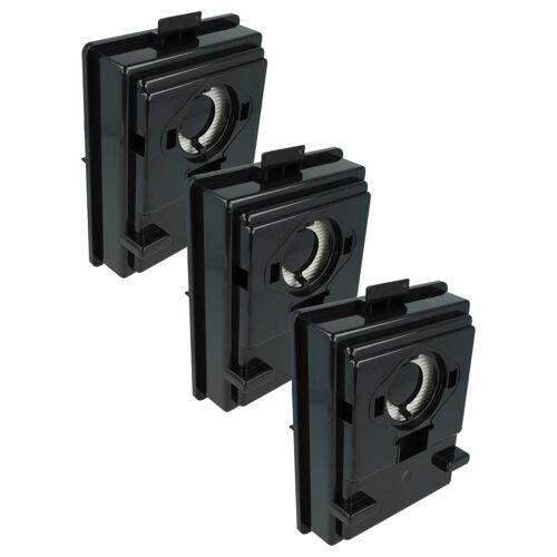 vhbw 3x filtre remplacement pour Rainbow 9280000, Hepa #2 pour aspirateur - filtre à air fin noir