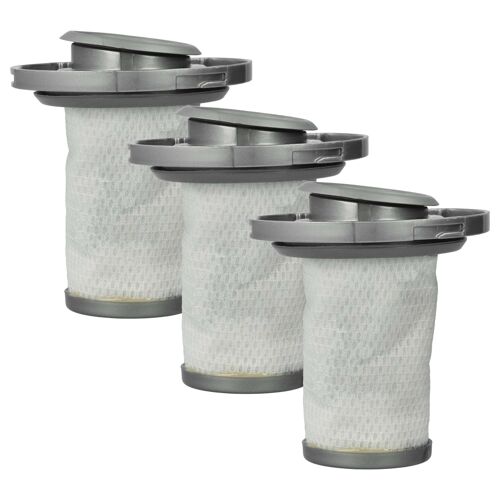 vhbw 3x Filtres séparateurs compatible avec OBH Nordica EO9678, EO9671 aspirateur - Filtre de rechange, lavable blanc / gris