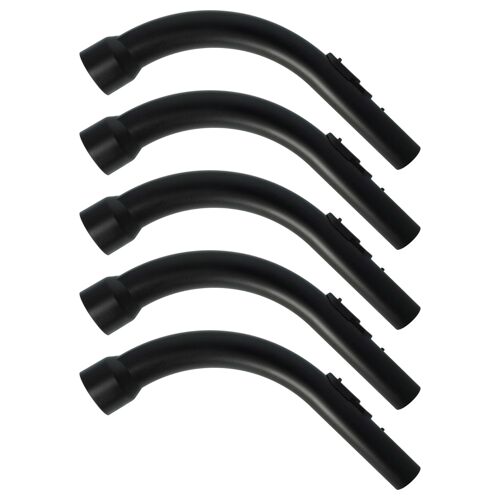 vhbw 5x Poignée compatible avec Miele SGDN0, SGDH0, SGDG1, SGDF4, SGDG0 aspirateur - Manche de rechange, raccordement 35 mm, 34 cm de long
