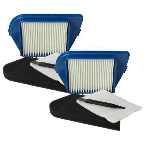 vhbw Lot de 8 pièces filtres/pinceau compatible avec Rowenta RO 3467 T14 Q0, RO 3469014 Q0, RO 3486014 Q0, RO 3463 X14 Q0, RO 3463 Y14 Q0 aspirateur