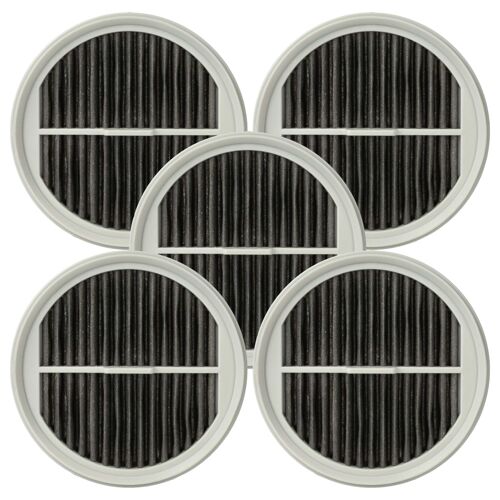 vhbw 5x Filtre compatible avec Xiaomi Roidmi Nex X30 VX aspirateur sans-fil - Filtre anti-saleté
