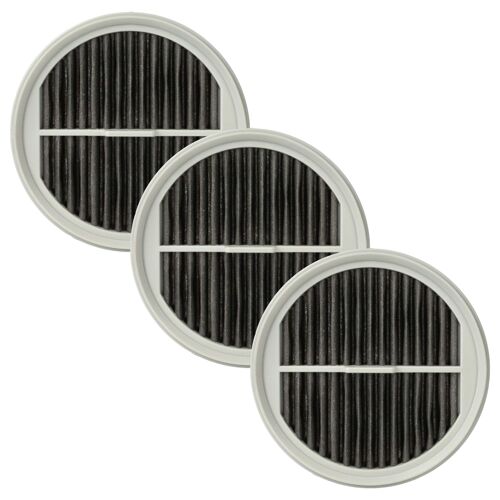 vhbw 3x Filtre compatible avec Xiaomi Roidmi Nex X30 VX aspirateur sans-fil - Filtre anti-saleté