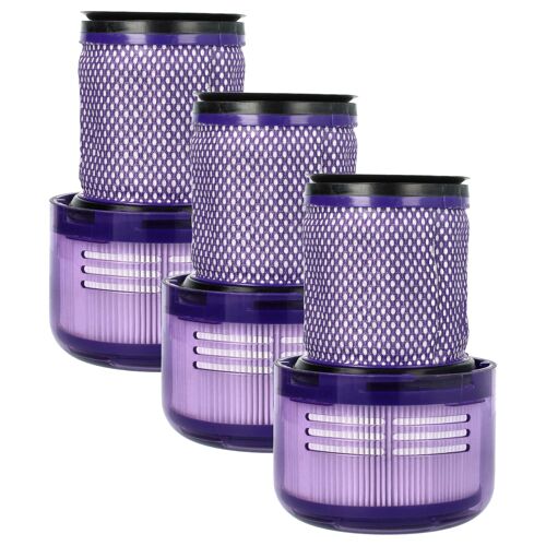 vhbw 3x filtre compatible avec Dyson V12 Slim, V12, V12 Detect Slim, V12 Detect Slim Absolute aspirateur - Filtre HEPA