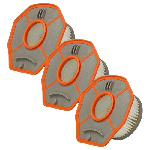 vhbw 3x filtre à cartouche compatible avec Kärcher HV 1/1 Bp Fs Pack aspirateur - Filtre plissé, plastique / papier