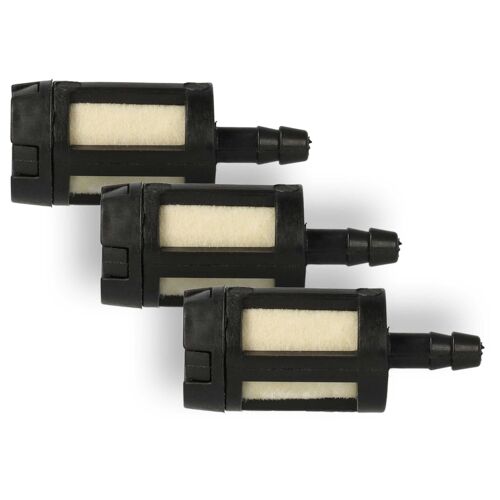 vhbw 3x Filtre à essence remplacement pour McCulloch 9182-310001, 216985 pour outils de jardin comme des tronçonneuses, rotofils