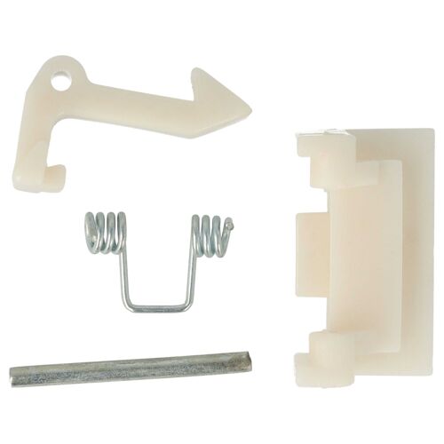 vhbw Serrure de porte remplacement pour groupe BSH 00183608 pour machine à laver - avec clenche courte