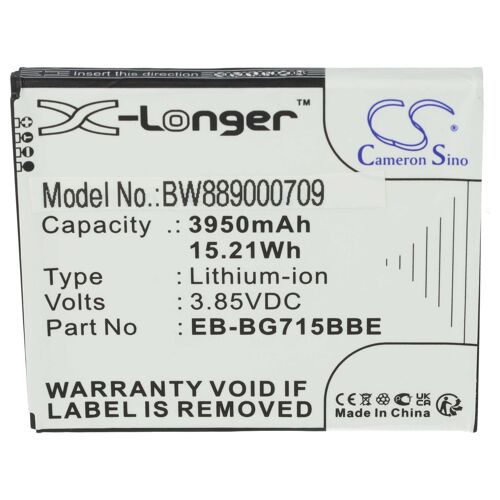 Vhbw Batterie Compatible Avec Samsung Galaxy Xcover Pro Téléphone Portable (3950mah, 3,85v, Li-Ion)