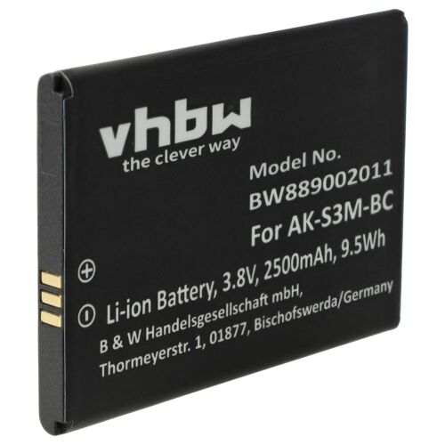 Vhbw Batterie Remplacement Pour Emporia Ak-S3m Pour Téléphone Portable Senior (2500mah, 3,8v, Li-Polymère)