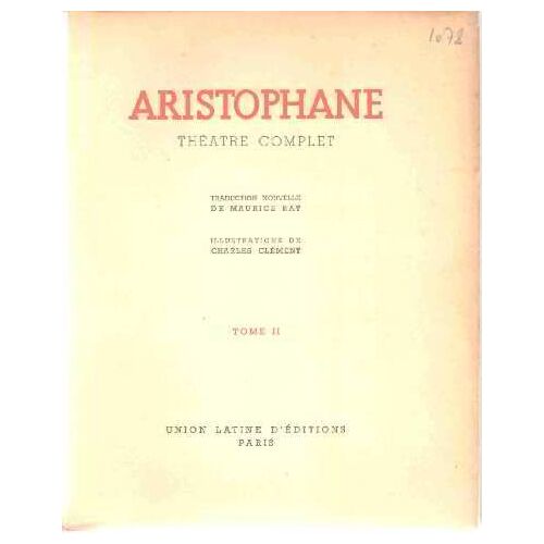 Theatre Complet /4 Tomes/ Illustrations De Charles Clement