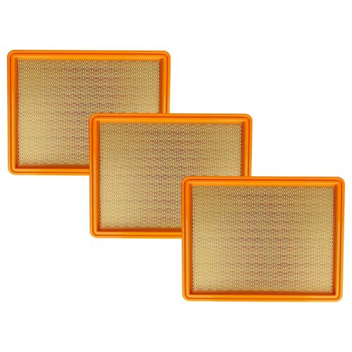 vhbw Set de 3x filtres d'aspirateur compatible avec Kärcher NT 762 Eco, NT 702 I, NT 720 aspirateur - Filtre principal, filtre plissé plat