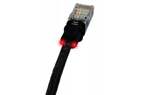 Cordon patchsee cat 5 utp noir - 4,90 m