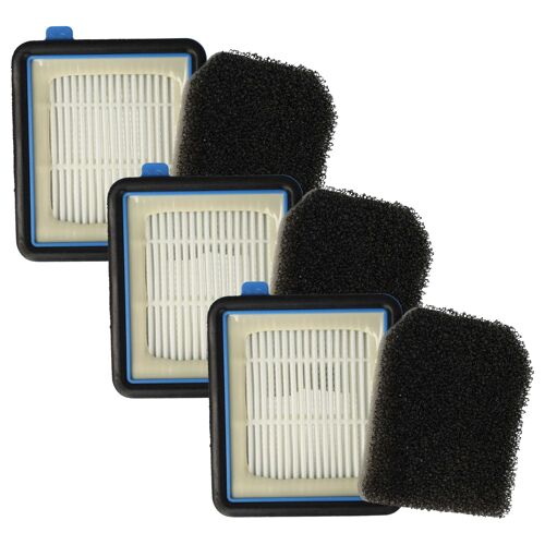vhbw 3x filtre HEPA, 3x filtre pré-moteur compatible avec Bork V800, V800-WT aspirateur